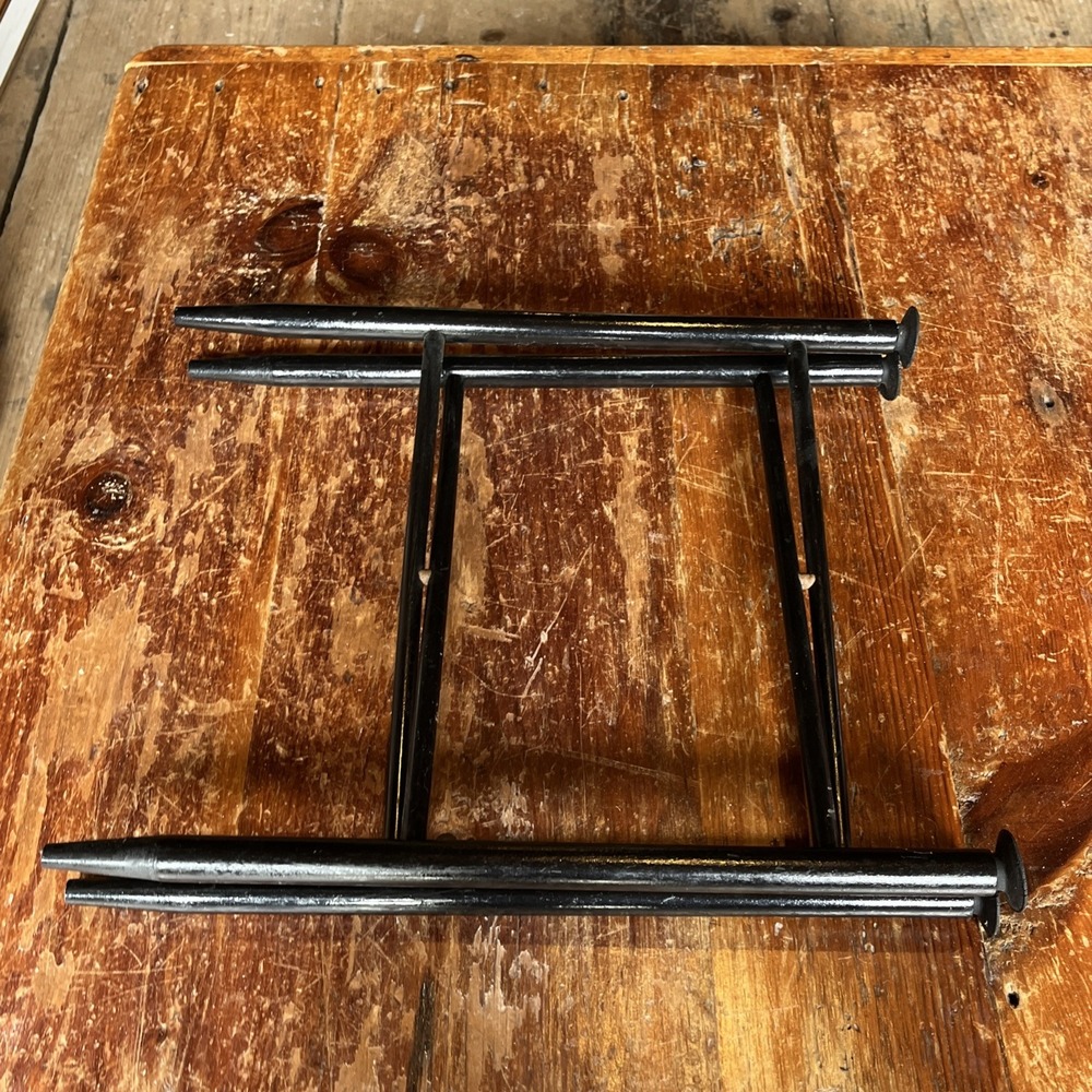 Vtg COUROC LARGE Black Resin Inlay Tray Table GRASSHOPPER 18"x12.5" RARE MCM - Picture 9 of 9